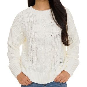 NWT Hippie Rose Juniors Mixed Knit Sweater